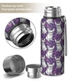 thumbnail image 2 of 20 Oz Purple French Bulldog Coffee Tumbler Double Wall Insulated Stainless Steel Water Bottle | Metal Reusable Thermoses Flask with Cup Cap | Leak & Sweat Proof with Anti-Dust Lid, 2 of 7