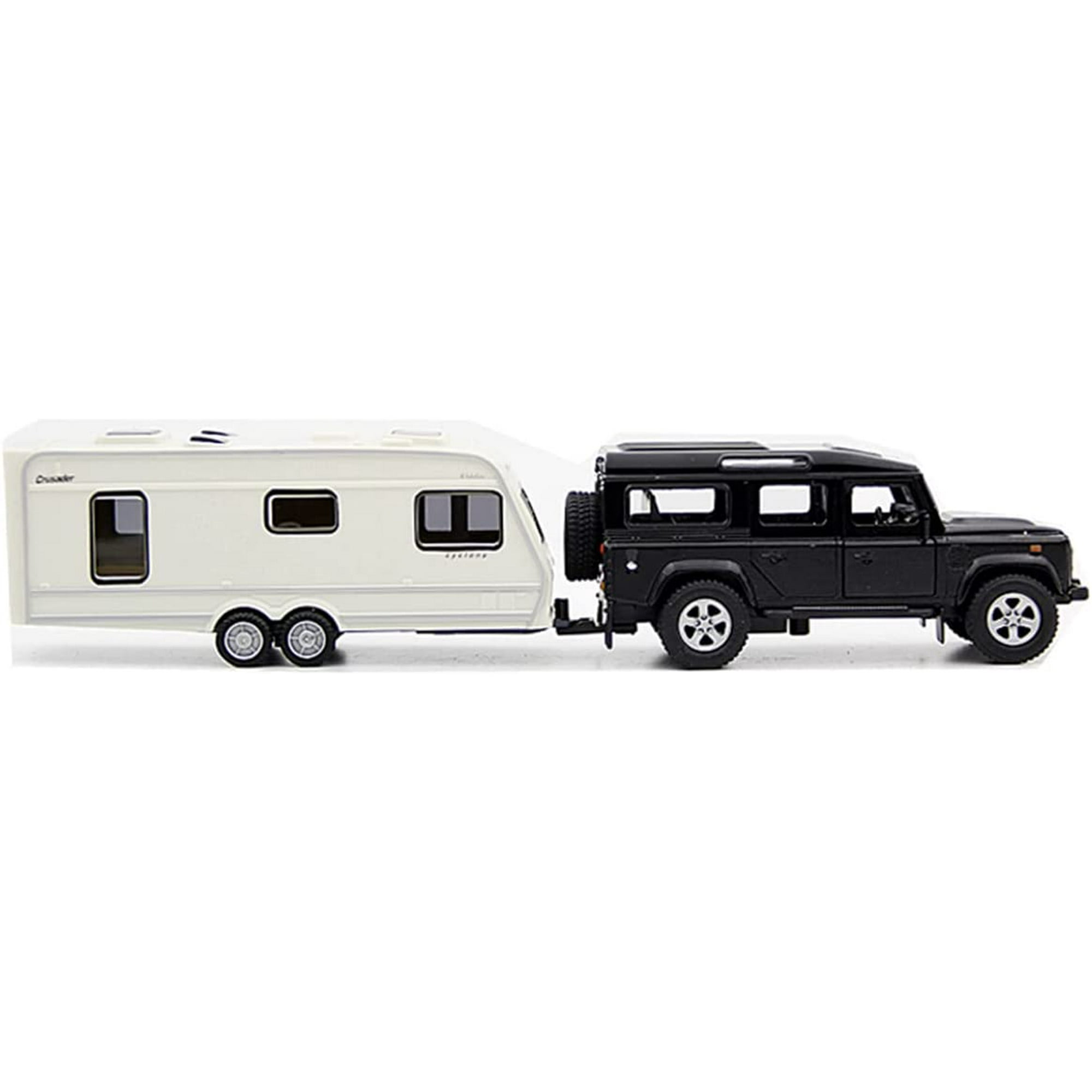 Tpefei Toy Camper Suv Trailer Towing Rv Motorhome Toys For Boys Diecast Truck Model Car Other