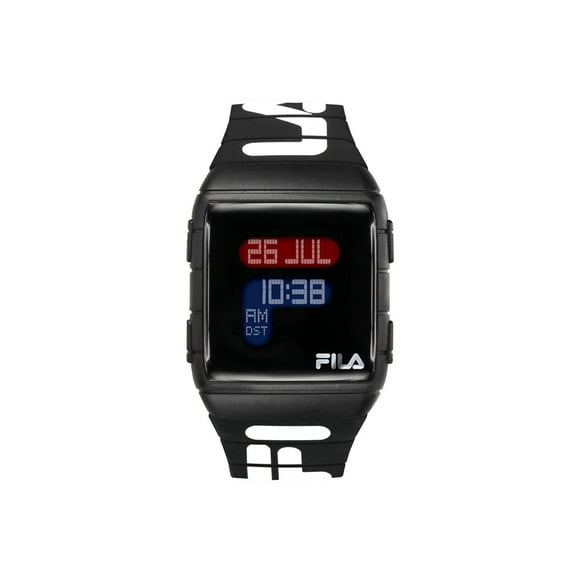Reloj FILA 38-105-006 FILASTYLE World Time Alarma/Luz/Calendario-Negro negro 36 mm