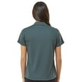 thumbnail image 4 of Paragon Women’s Saratoga Mini Mesh Performance Polo, 4-Button Placket Polyester Shirt, Carbon, XL, 4 of 5