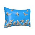 thumbnail image 2 of Disketp Japanese White Cranes Satin Pillowcase For Hair And Skin - Satin Pillow Cases Standard Size 20x30 Inches With Zipper,Gifts For Women Men, 2 of 8