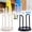 White,Black, variant on White Plastic Cup Dispenser for Disposable Cups, Countertop Paper Cup Holder for Kitchen and Coffee Station