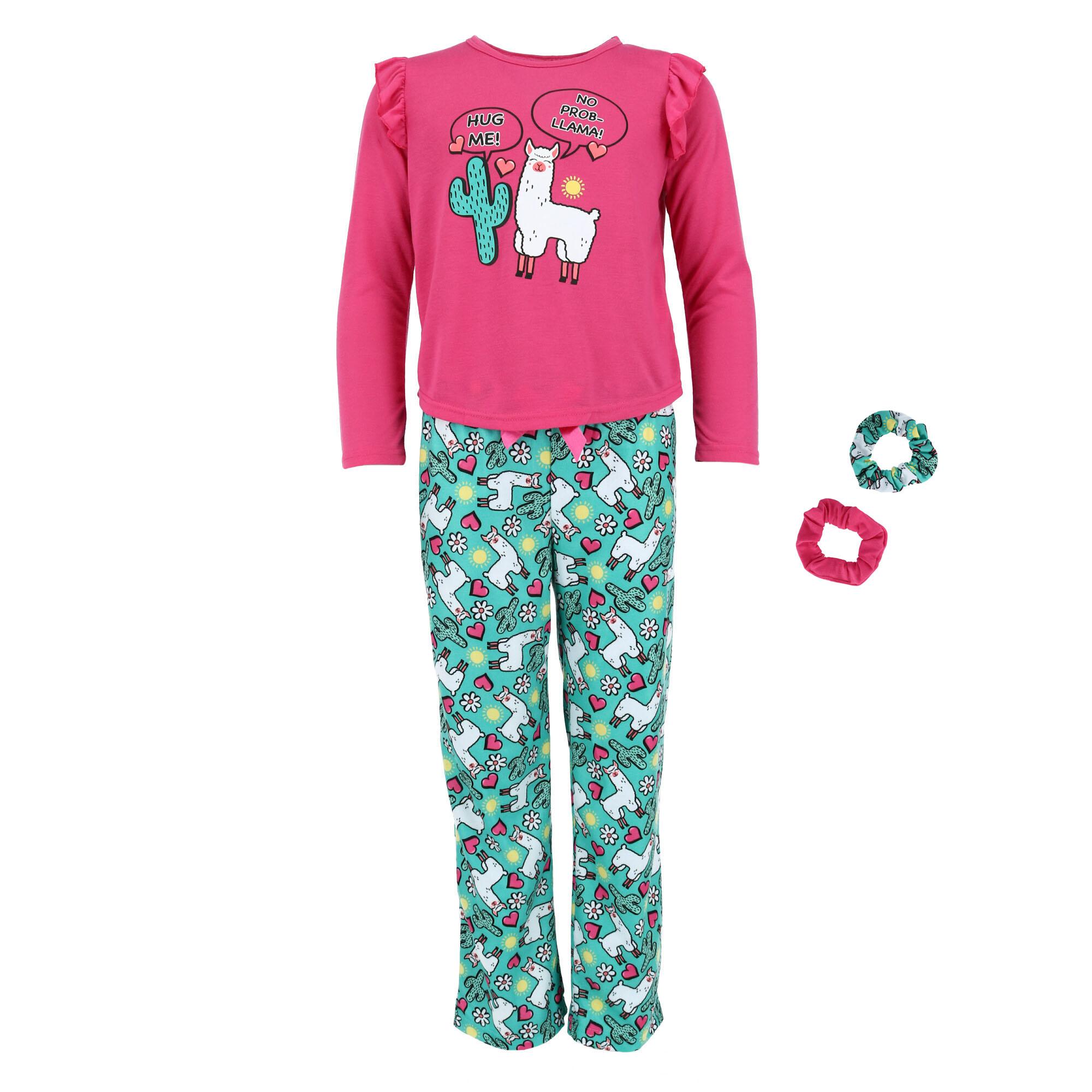 girls ruffle pajamas