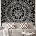 thumbnail image 3 of Tapiz de manta de dormir con diseño geométrico bohemio (L Mandala11) Sywqhk Libre de BPA, 3 of 9