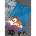 thumbnail image 3 of Beaver Couple W Pride Flag T-Shirt Women -Smartprints Designs, Female Medium, 3 of 4