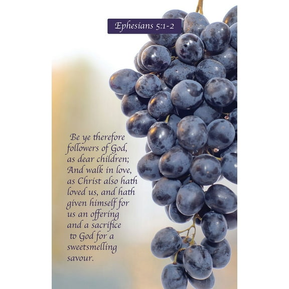 Communion Bulletin: Followers (Package of 100): Ephesians 5:1-2 (Kjv), (Paperback)