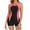 Black, variant on QHFBli Womens One Piece Sport Swimsuit Water Aerobic Bathing Suit Lap Swimwear