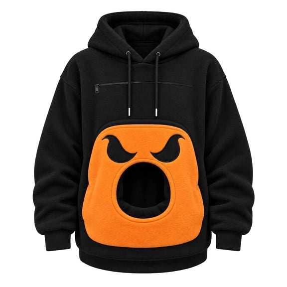 Christmas Hooded Cat Pouch Holder Soft Fleece Christmas Hoodie for Women Pet Pouch Hoodie for Womens Oversized Pullover Sweatshirt with Front Puppy Pocket