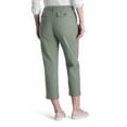 thumbnail image 4 of Chaps Women's Utility Pants - Comfort Stretch Flat Front Chinos - Khaki Tech Pants for Women, 4 of 5