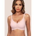 thumbnail image 3 of MINTREUS Women's Seamless Bras No Underwire Scalloped Push Up Bras Soft Wireless Comfort Bralettes Full Coverage, 3 of 8