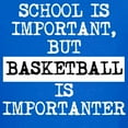 thumbnail image 3 of CafePress - Basketball Is Importanter T Shirt - Dark T-Shirt Kids XS-XL, 3 of 4