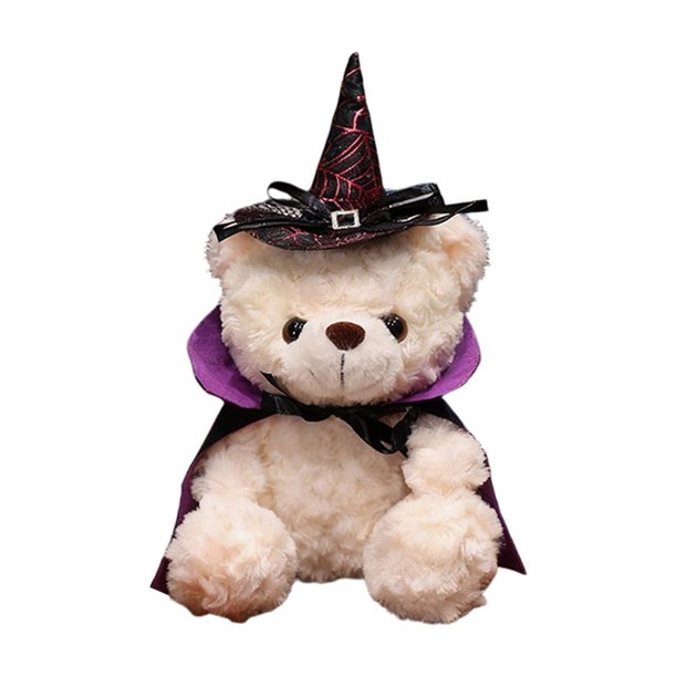 HWRETIE Halloween Teddy Bear Decorative toy Plush Ornament Spooky Festival Home Courtyard Party Decoration Prop Gift