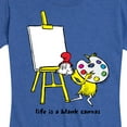thumbnail image 3 of Dr. Seuss - Sam I Am Life Is A Blank Canvas - Women's Short Sleeve Graphic T-Shirt, 3 of 6