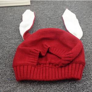 - BOBORA Toddler Winter Cap Baby Kids Rabbit Bunny Ears Hat Crochet Knitted Earflap Hat Soft Warm Cap