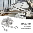 thumbnail image 4 of Cadena de ancla para barcos cadena de ancla fácil de usar de acero inoxidable 316 de alta durabilidad con extremos de eslabón de grillete doble de 5/16 pulgadas para barcos ANGGREK Otros, 4 of 8