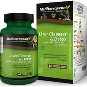 Nutri-Supreme Research Kosher Mediterranean Balance Liver Cleanser And Detox - 60 Vegetarian Capsules