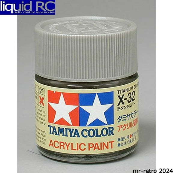 Tamiya USA TAM81032 Acrylic X32 Titanium Silver