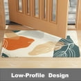 thumbnail image 4 of Front Door Mat, 30"x17" Boho Indoor Outdoor Welcome Mat, Heavy Duty Low Profile Anti-Slip Entryway Rug for Home Entrance, Floor, Patio Entry & Mudroom, Minimalism Abstract Leaves Decor Doormat, 4 of 6
