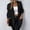 Manteau Noir, variante sur Qetyuw Cardigan Long pour Femmes Crochet Tricoté Manches Longues avec Poches Coupe Ample Manteau Décontracté