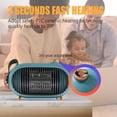 thumbnail image 4 of Space Heater, Ceramic Fan Heater, Portable Mini Electric Heater With Overheat Protection For Home And Office, 4 of 5