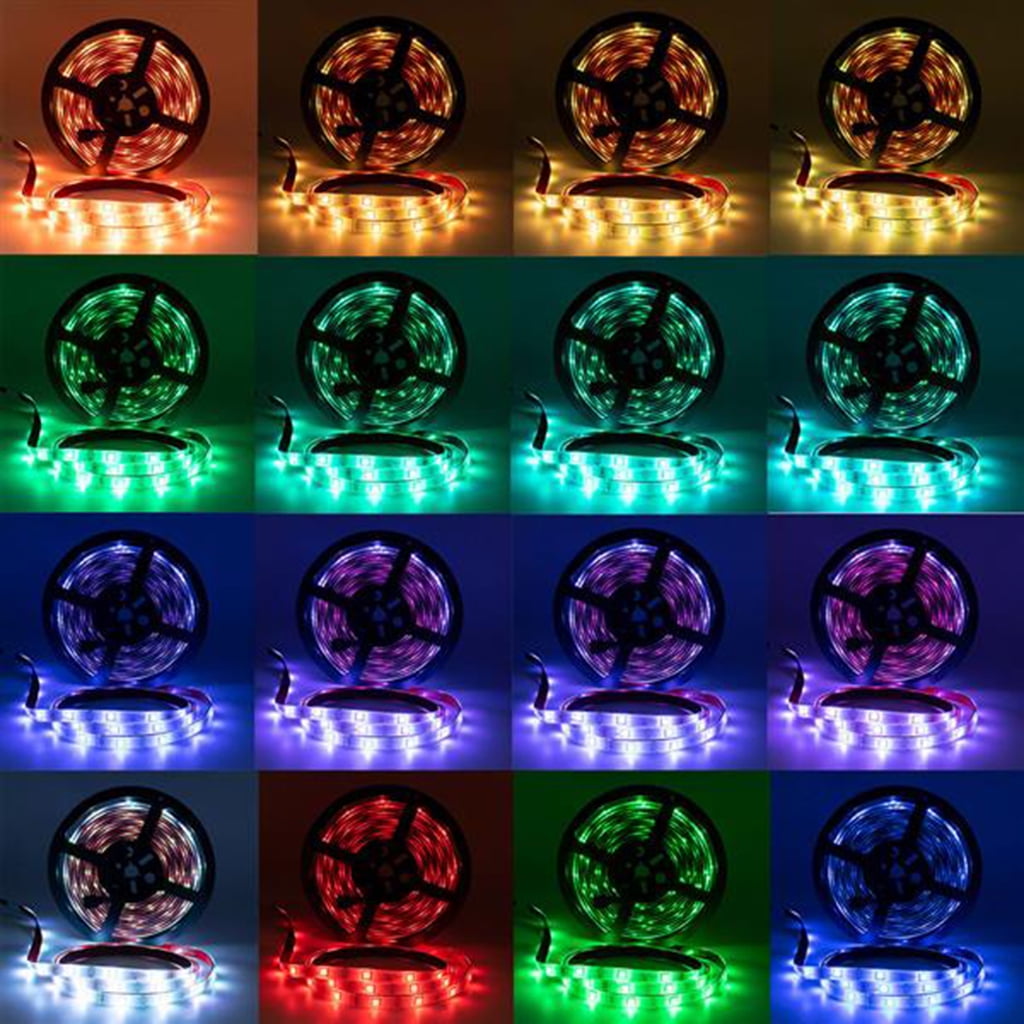 LED Strip Lights, Smart WiFi Waterproof LED Rope Lights, 20 Colors Changing Tape Light with 12V Power Supply for Room, Bedroom, TV, Kitchen, Desk