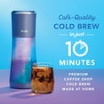 thumbnail image 2 of Cafetera fría Mr. Coffee® Express, máquina de café fría de 10 minutos, Indigo, 2 of 5