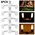 thumbnail image 1 of 5 uds E27 a 2E27 adaptador Base bombilla portátil 85-285V 2 cabezales para Hotel en casa, 1 of 7