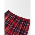 thumbnail image 6 of Family Matching Christmas Pajamas Plaid Long Sleeve Tops and Pants Sleepwear Set, 6 of 10