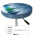 thumbnail image 4 of Naloa Christmas Trees Round Bar Stool Cushion Cover 12-14 inch, Fits Kitchen, Office, Restaurant Chairs - 14 inch, 4 of 7