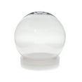 Creative Hobbies 4 Inch DIY Clear Plastic Water Globe Snow Globe with