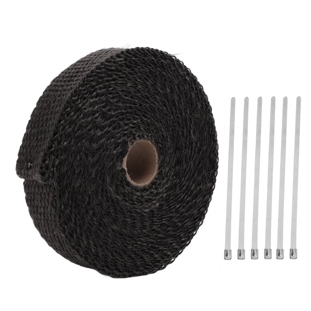 Envoltura Térmica Para Tubos De Escape, Aplicaciones Amplias Envoltura Protectora Térmica Para Motocicletas Prevención De Daños Durable Para Cortadoras De Césped Para Camiones ANGGREK Otros