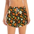 thumbnail image 2 of Daiia Harvest Pumpkins Pattern Women's 2 in 1 Running Shorts - Lightweight Athletic Workout Gym Yoga Shorts Liner with Phone Pockets-Large, 2 of 7