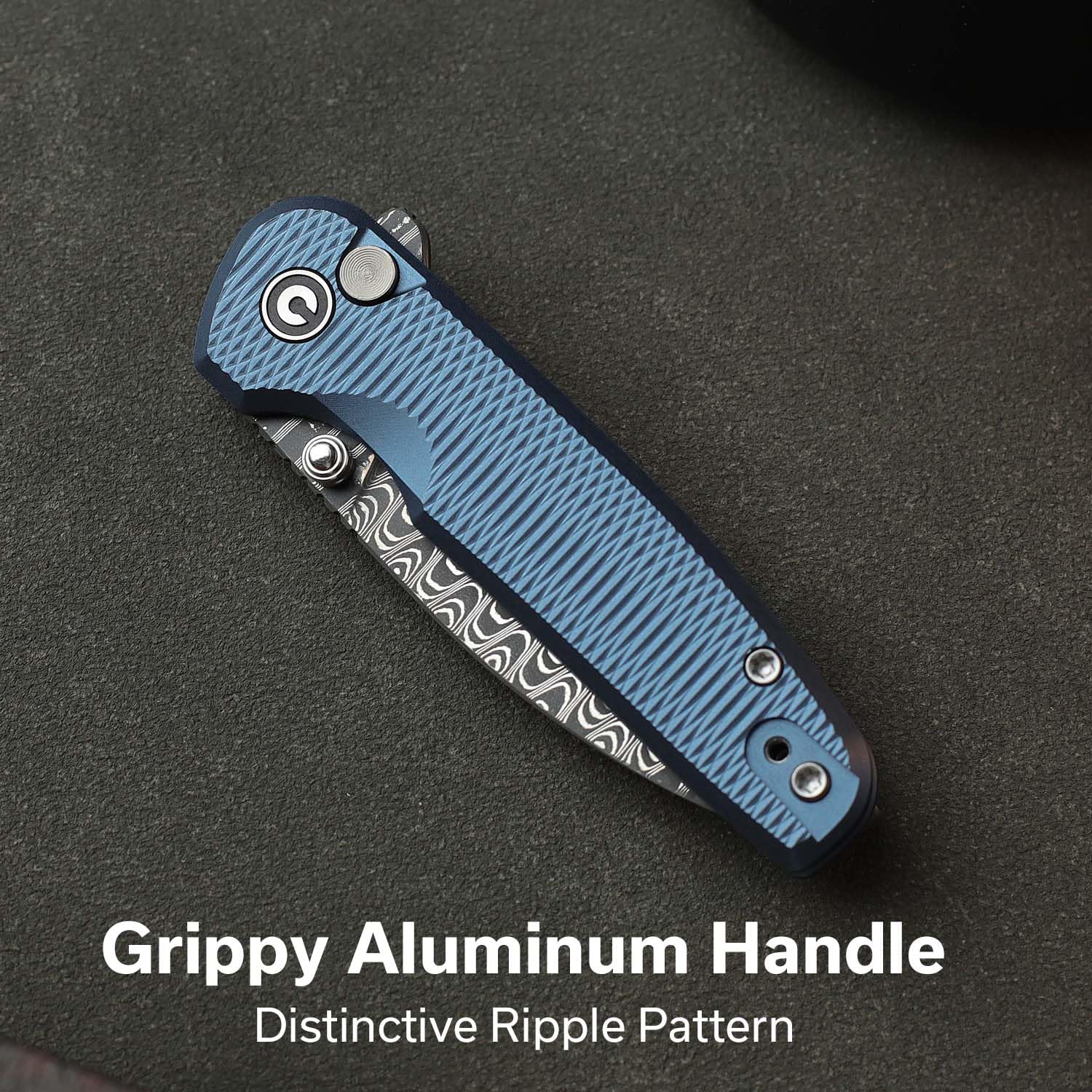 CIVIVI Mini Shakan Pocket Folding Knife with 2.48" Damascus Blade C20052F-DS1