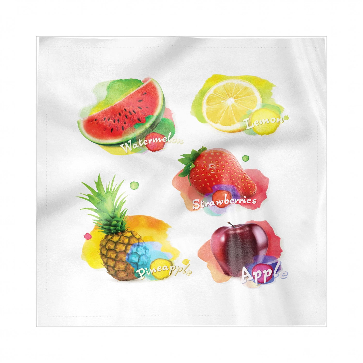 Strawberry Watercolor Decor Luncheon Beverage Napkin for Birthday Holiday Wedding Watermelon Set of 20 Individual Decoupage Paper Party Napkins Fruits Cocktail Party 
