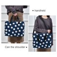 thumbnail image 6 of FORMRS 16" Laptop Bag Carrying Sleeve Case with Handle Travel Shoulder Briefcase, Navy Blue Baseball Pattern, 6 of 8