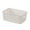 White, variant on Plastic Storage Bins, Storage Baskets for Organizing, Woven Design Storage Organizer Bins and Basket for Pantry Shelves Drawers Desktop Closet Playroom Classroom Office, White
