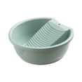 thumbnail image 2 of Lavabo con tina de lavado integrada para pantalones de exterior en casa azul, 2 of 9