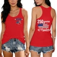 thumbnail image 5 of Sewkxo 4th of July Independence Day Tanks Tops Women’s 250 Anniversary USA Patriotic Crew Neck American Flag Print Tanks Tops,Red M, 5 of 5