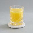 thumbnail image 4 of Kozy Kitchen Coaster Set, Premium Marble Coasters, Double-Polished Multi-Functional Drink Coasters, 100% Natural Marble Stone (4, White Marble -Round), 4 of 4