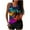 Purple, variant on Srogem Tankini Swimsuits Two Piece Tummy Control Bathing Suits Blouson Swim Tank Top with Boy Shorts