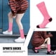 thumbnail image 4 of Calcetines Deportivos WDOplteas Compresión para Montar para Mujer Y Hombre Hasta la Pantorrilla rosa, 4 of 8