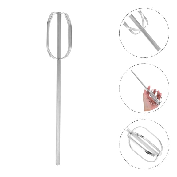 Hytrove Stainless Steel Beaters for Hand Mixer, Plated, Compatible with Universal Drills, Kitchen Baking Tool