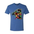 thumbnail image 3 of Dean Russo The Only Person Dog Lover Mens Premium Tri Blend T-Shirt, Vintage Royal, Small, 3 of 6