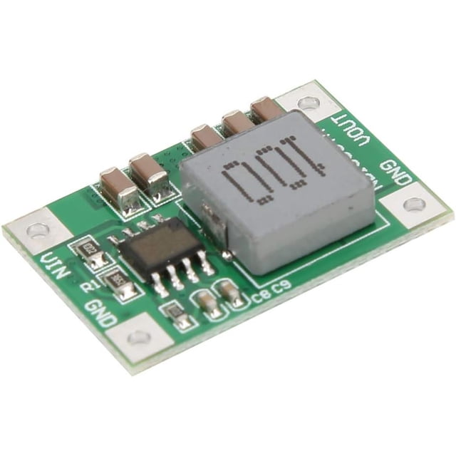 Huggegwe 2 Pcs Module de Réduction de Vitesse, Convertisseur de Courant Module Transformateur de Sortie Régulateur de Tension Module de Puissance pour Moteur 5-18V à 3/3.3v 3.7/4.2v 5v 6V Convertisseur de Courant ND1805TA (5-18V à 3.7V) CA919-70459