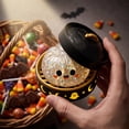 thumbnail image 3 of Dumpling Squeeze Squishy, Halloween Spooky Ghost Dumpling Squishies Balls, Dumplings Stress Balls for Adults Fidget Dumpling With Steamer,Relief Fidget Sensory for Holiday & Birthday Gifts, 3 of 6