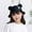 Black, variant on Herrnalise Toddler Baby Kids Boys Girls Printing Pattern Bucket Hats Hat Sun Cap
