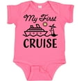 thumbnail image 3 of Inktastic My First Cruise with Cruise Ship and Palm Trees Boys or Girls Baby Bodysuit, 3 of 5
