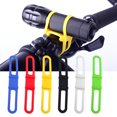 thumbnail image 3 of HEVIRGO 3 Pcs Bande de Caoutchouc Légère pour Vélo, Flexibilité, Silicone Multifonctionnel, Rouge, 3 of 10