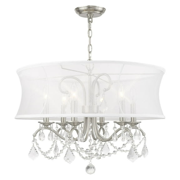 Livex Lighting Newcastle Chandelier in Brushed Nickel