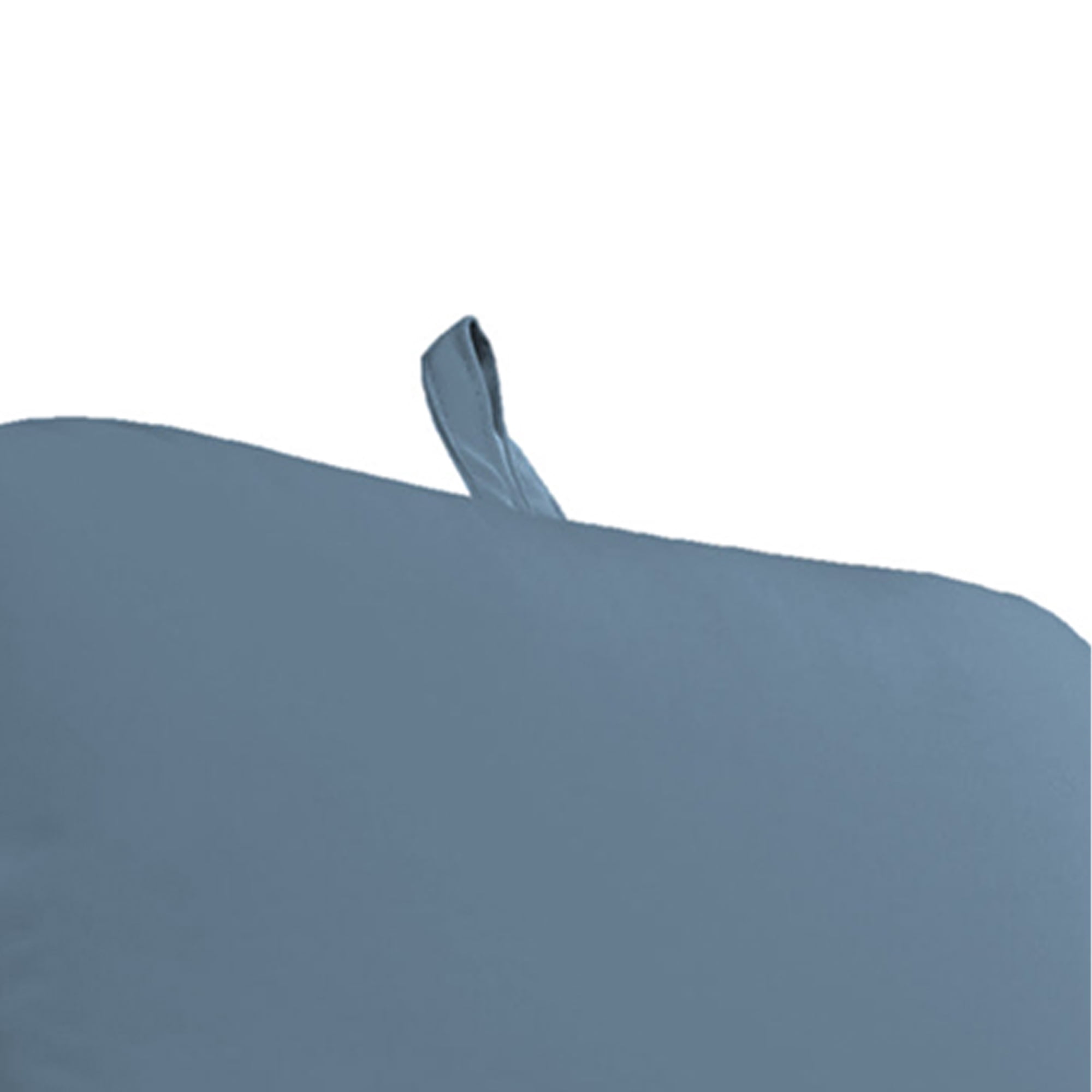 Jordan Manufacturing Sunbrella 74" x 22" Spectrum Denim Blue Solid Rectangular Outdoor Chaise Lounge Cushion with Ties and Hanger Loop